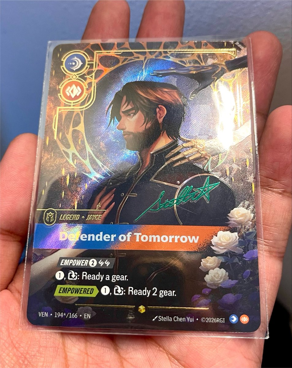 ilhamochamad's tweet photo. Legend Jayce Signature by @StellaChenYUI 
#Riftbound https://t.co/YpbNoRer8c