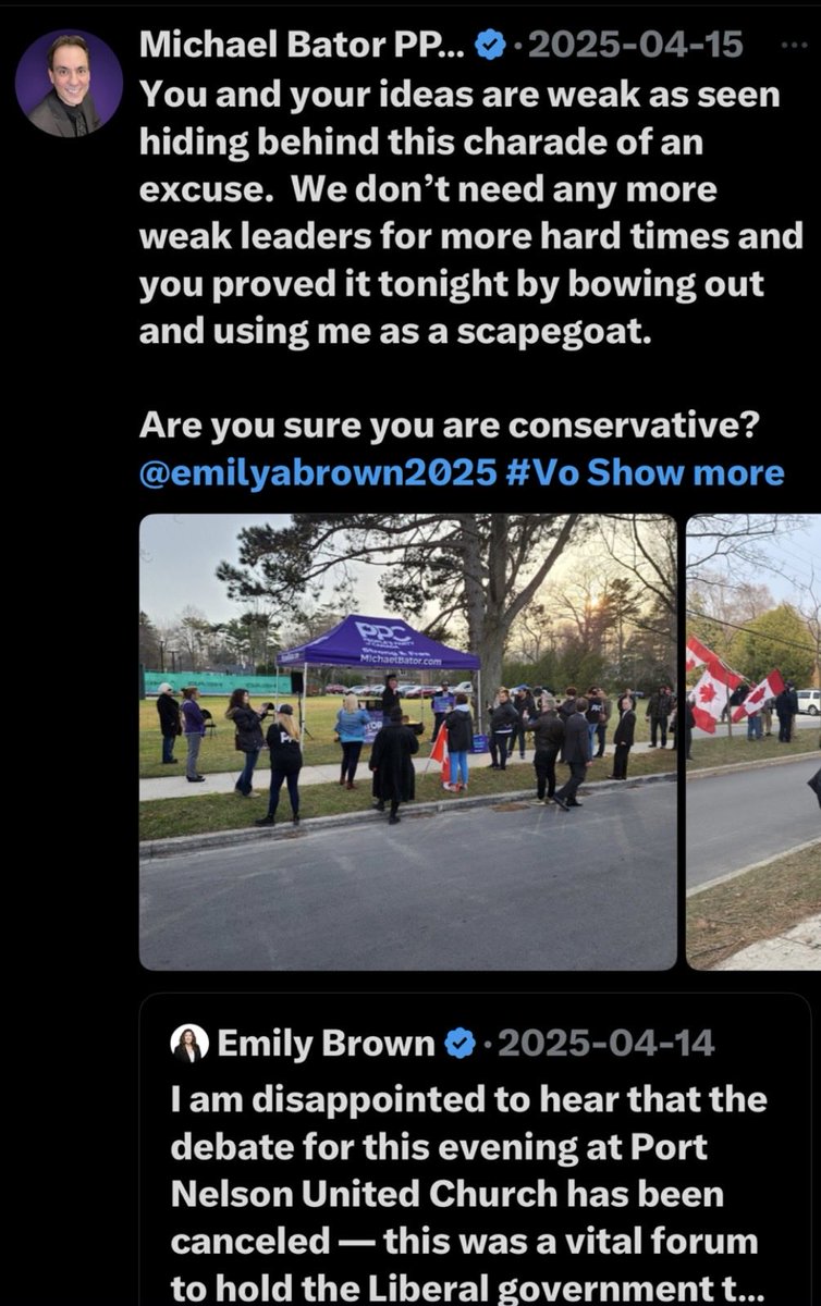 Harmony47383691's tweet photo. Poor @MichaelBator6 Still Crying About The Debates..
He Doesn’t Get That They’re Rules To Follow..PPC Is Always Playing The Poor Me Game We Literally Watched U Attack Emily Instead Of Karina &amp; Then We Watched U  Make A Fool Of Yourself After U Fabricated A Story That Wasn’t True https://t.co/r3VHBcVJ0H