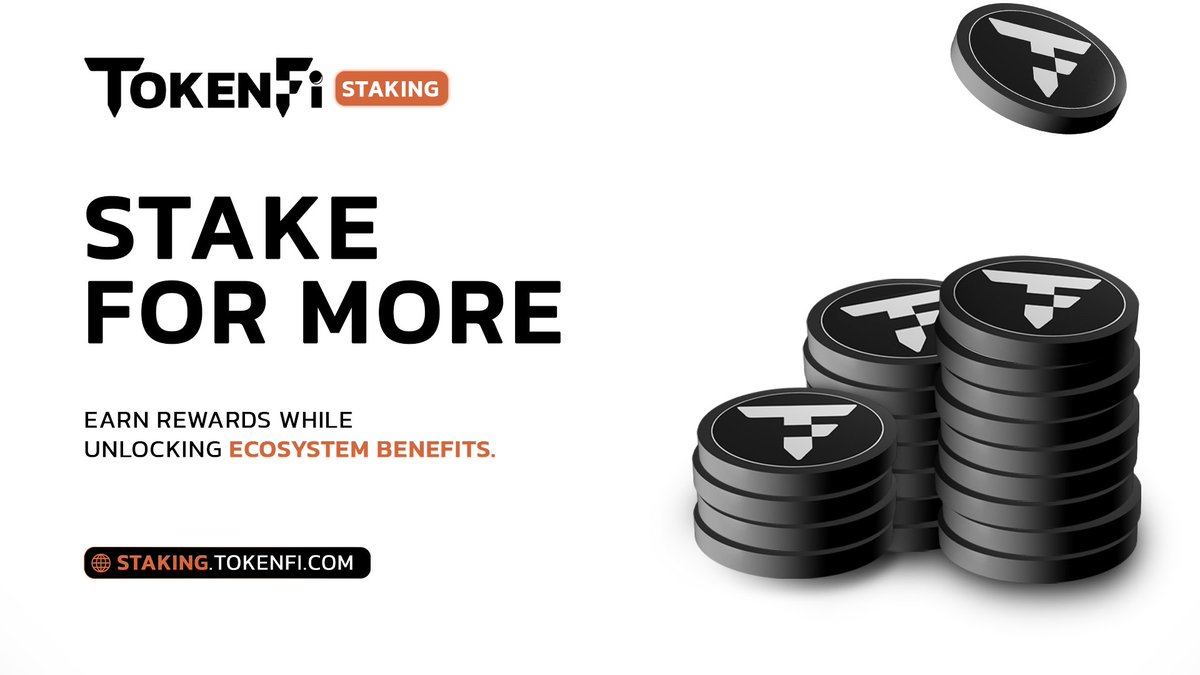tokenfi's tweet photo. Staking $TOKEN on TokenFi aligns you with how the ecosystem grows.

You earn rewards while unlocking access to launches, Supercharger perks, and incentives designed for participants who stay engaged over time.

https://t.co/4vC1sAYzHZ https://t.co/saLk6oqdjm