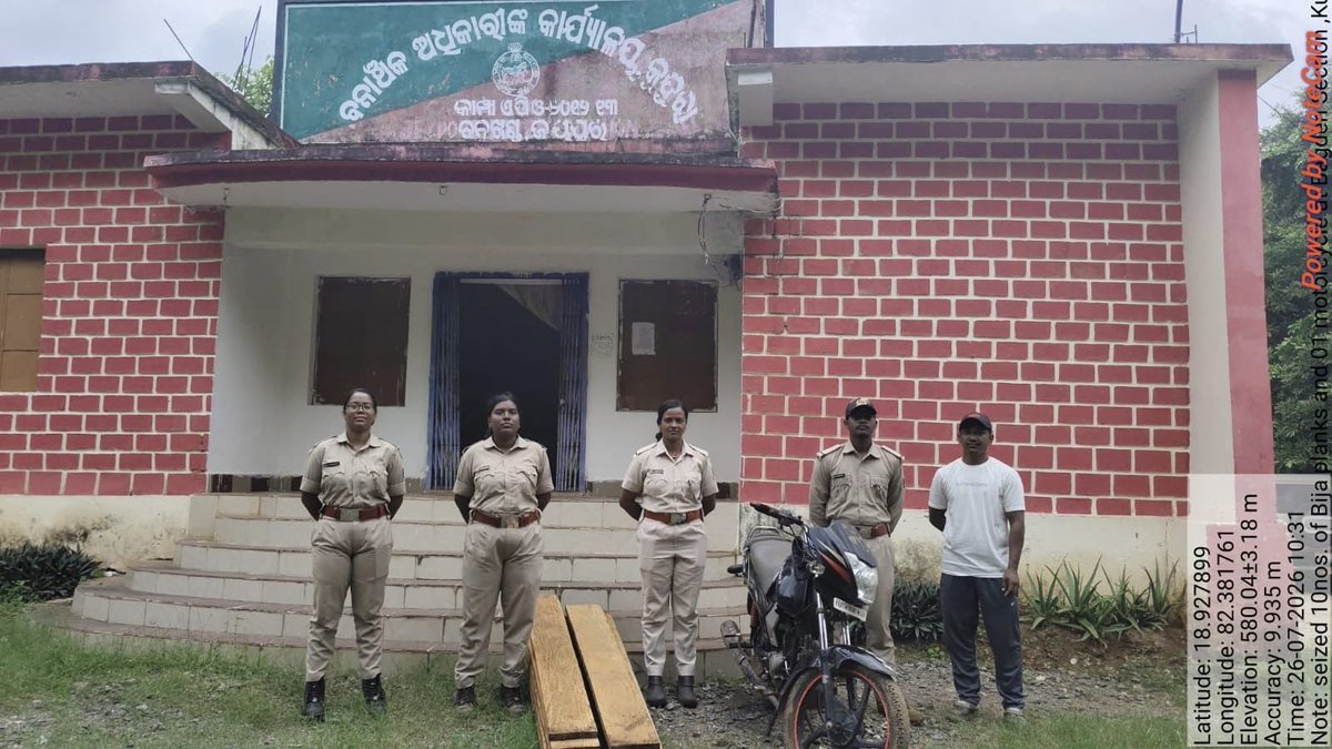 JeyporeFD's tweet photo. Offence Diaries of Jayapur Forest Division:

Our patrolling teams have successfully disrupted illegal timber smuggling networks across multiple ranges during intensive night patrolling operations:

04.08.2026 (Boipariguda Range): Seized 11 pieces of  Sal planks and intercepted a motorcycle (OD 10 1411) during night patrolling at Doraguda, Mathapada section.

02.08.2026 (Gupteswar Range): Intercepted a Mahindra Maxx LX vehicle (OR 10 D 0680) transporting 40 numbers of Teak planks in the Haldikund section under the cover of darkness.

26.07.2026 (Kundra Range): Recovered 10 Bija planks along with an old motorcycle (CG 17 KH 5519) used for transit.

@RCCF_Koraput
@pccfodisha @CAMPAODISHA @ForestDeptt