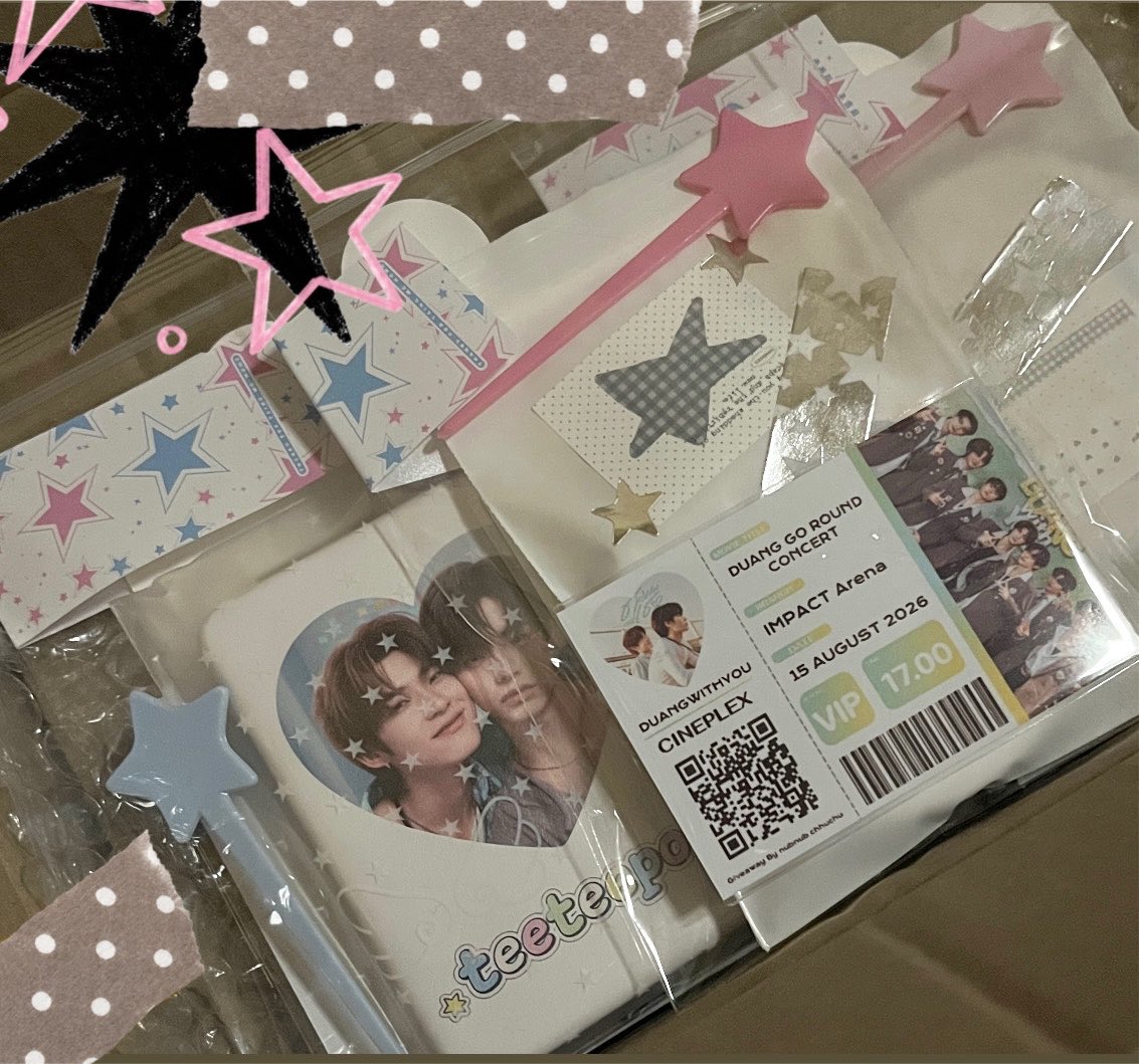 nubnub_chhuchu's tweet photo. ⭐️ Giveaway for 🐶🐻‍❄️🪽#Duang𝐆o𝐑ound𝐂oncert 

⭐️   pls kindly rt  ⭐️

🗓️: 15 Aug 2026
🎪: Impact arena
⭐️: สตก + ตั๋วหนัง
         กระจกพับ , กระจก(กระจกมีน้อย)

💖สนใจเเลก+จอง dm ได้ค่ะ 🧸

#เจอด้วงที่อิมแพคนะเธอ 
#Duang𝐆o𝐑ound𝐂oncert https://t.co/yzWvy6Y99g
