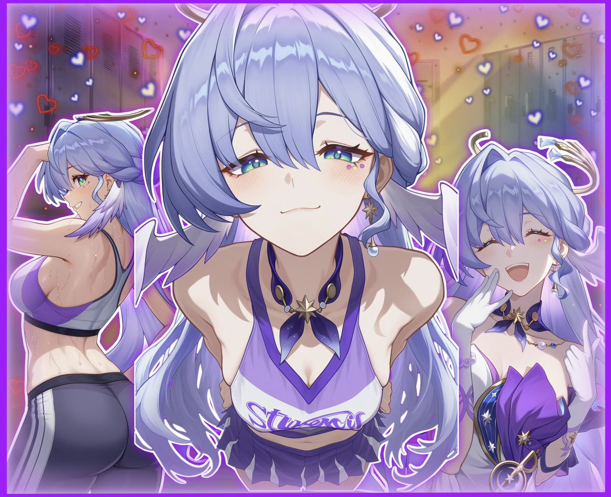 Cheersquad2DFD's tweet photo. Gosh, you losers really can't get enough of me, can you~?

Doesn't matter if I'm in the gym with my ass 𝘧𝘭𝘢𝘴𝘩𝘪𝘯𝘨 ...

A proper idol with losers keeping me 𝘭𝘢𝘶𝘨𝘩𝘪𝘯𝘨 ...

Or, as always, your one and only 𝘊𝘩𝘦𝘦𝘳 𝘊𝘢𝘱𝘵𝘢𝘪𝘯~💜

You dorks just get more and 𝘮𝘰𝘳𝘦 obsessed with me every day no matter what~<3

And seeing as you're all 𝒕𝒊𝒆𝒅 𝒖𝒑 𝒂𝒏𝒅 𝒔𝒕𝒂𝒓𝒊𝒏𝒈 already, it seems only right to squirm and whimper while you hand over everything I deserve and more~💜

That's the only proper way to wish me a Happy Second Findom Anniversary, isn't it?🤭