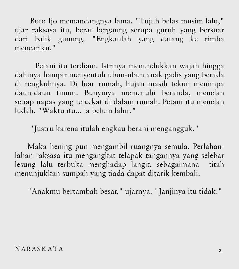 wicaksara's tweet photo. Kaul-Kaul Petaka (2/2) —FIN #naraskata https://t.co/ZkgQWrfYV5
