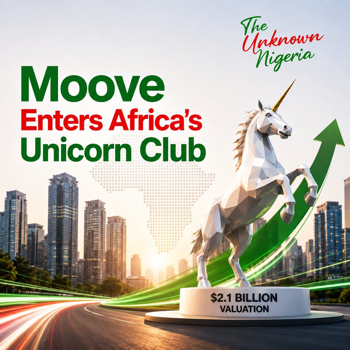 UnknownNigeria's tweet photo. Moove, the Nigerian-founded mobility technology company, has raised $250 million in Series C funding, achieving a $2.1 billion valuation and officially becoming Africa's latest unicorn. https://t.co/IHGn2p3XEw