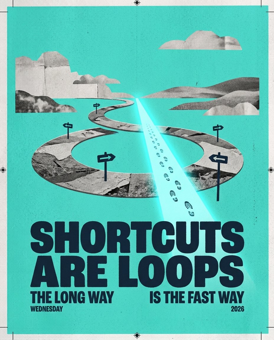 nextryus's tweet photo. the shortcut brought us back here. twice. https://t.co/oked1PzJGT