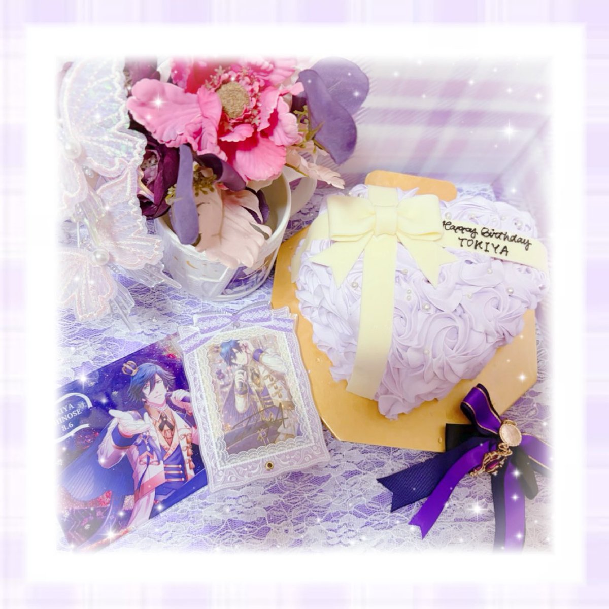Akashi0328's tweet photo. ┊       ┊ ⋆　 ┊　　┊  ⊹
┊　　┊　　┊　　୨୧
┊　⊹ ┊　　♡
┊　　୨୧            ⊹
♡
    ꙳⋆ 𝓗𝓪𝓹𝓹𝔂 𝓑𝓲𝓻𝓽𝓱𝓭𝓪𝔂  𝑡𝑜  𝑇𝑂𝐾𝐼𝑌𝐴 ⋆

お誕生日おめでとうございます💜💎💍
永遠の愛を約束します♡大好きです♡♡

#utapri_tokiya_BD2026
#一ノ瀬トキヤ誕生祭2026 https://t.co/8gBRX82c56