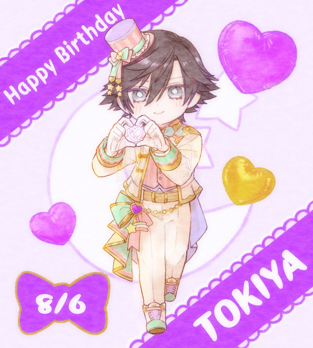 xAskAx's tweet photo. トキヤくんお誕生日おめでとう💎💜 https://t.co/nhpft5GTry