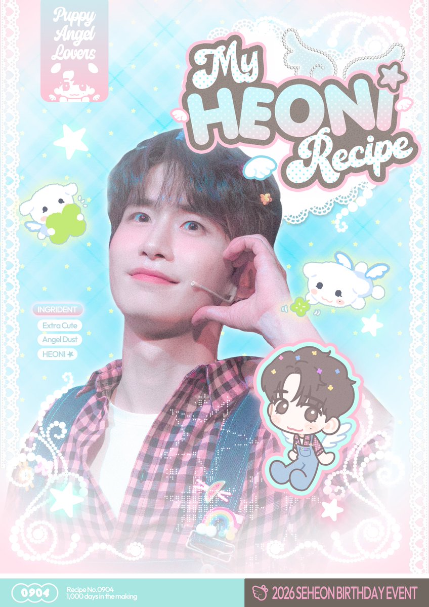 HBD_xeheon's tweet photo. ⋆ ˚｡⋆୨ ʚɞ ୧⋆ ˚｡⋆

이세헌 배우님의 데뷔 1000일·1004일·생일을 맞이해 
카페 이벤트를 진행합니다 ꒰ঌ ໒꒱

𝑫𝑼𝑩𝑳𝑰𝑵 
𝟎𝟖. 𝟐𝟖 - 𝟎𝟗. 𝟎𝟒 

#세허니레시피
#귀여움_한_스푼_노래_왕창_천사세헌_완성

⋆ ˚｡⋆୨ ʚɞ ୧⋆ ˚｡⋆ https://t.co/AZIbTnywLT