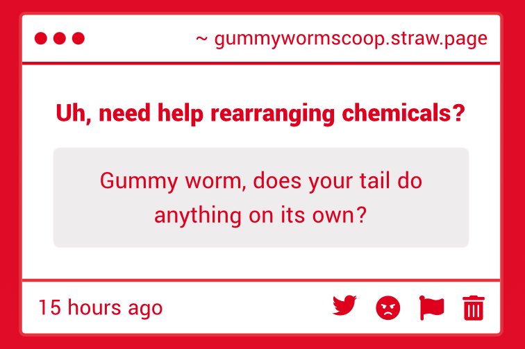 gummywormSC00P's tweet photo. EEK! I forgot to check emails!
Yeah, it does, and I hate it! But I guess I can be grateful at times… When my hands are full, it’s like a 3rd hand. https://t.co/A3QNUVdTJw