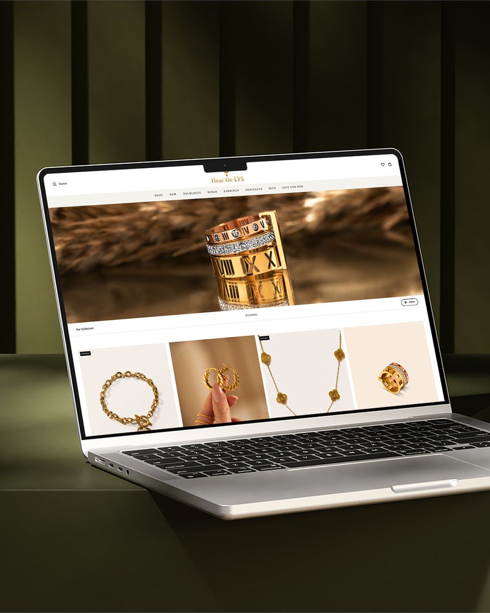 _brolin26's tweet photo. Elegancë që shkëlqen edhe online ✨ Dizajn UI/UX për Fleur De Lys, ku finesa e bizhuterive takohet me një eksperiencë moderne digjitale.

Credits: Duku Agency https://t.co/oHIuSRpWiP