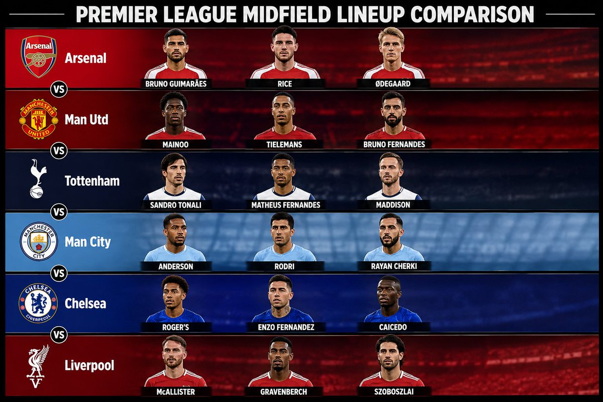 kanjaujunior's tweet photo. Which team has the best midfield? https://t.co/aaAZVyyTgn