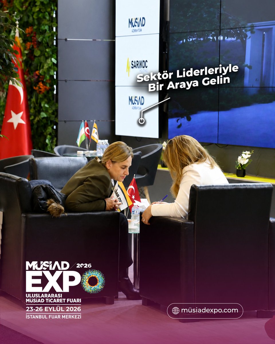 MUSIADEXPO's tweet photo. 🌍 MÜSİAD EXPO 2026'DA ZİYARETÇİLERİ NELER BEKLİYOR?

🚀 Ziyaretçi kaydınızı hemen oluşturun; sektörün önde gelen markalarıyla tanışın ve iş dünyasının geleceğine yön veren gelişmeleri yakından izleyin.

📅 23–26 Eylül 2026
📍 İstanbul Fuar Merkezi

#MUSIADEXPO2026 https://t.co/0gYA9QYHRu