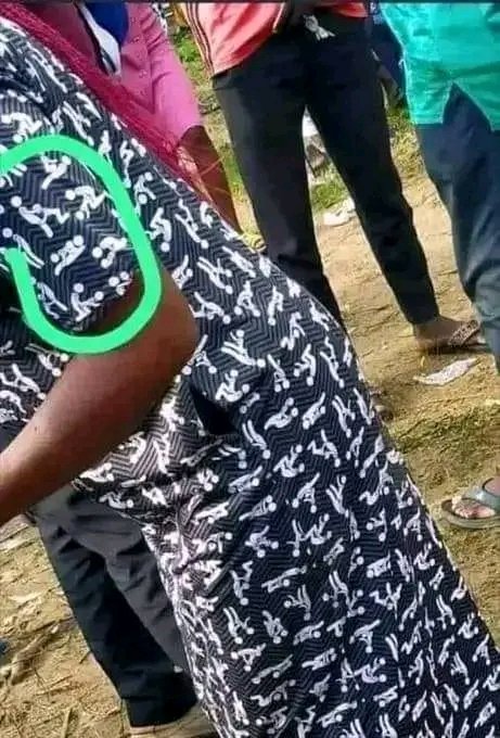 JBalokole's tweet photo. Our Grandmother was gifted this outfit by our cousin. 

The funny part is that our grandma has completely refused to burn the outfit. https://t.co/LKJwoNOwoM