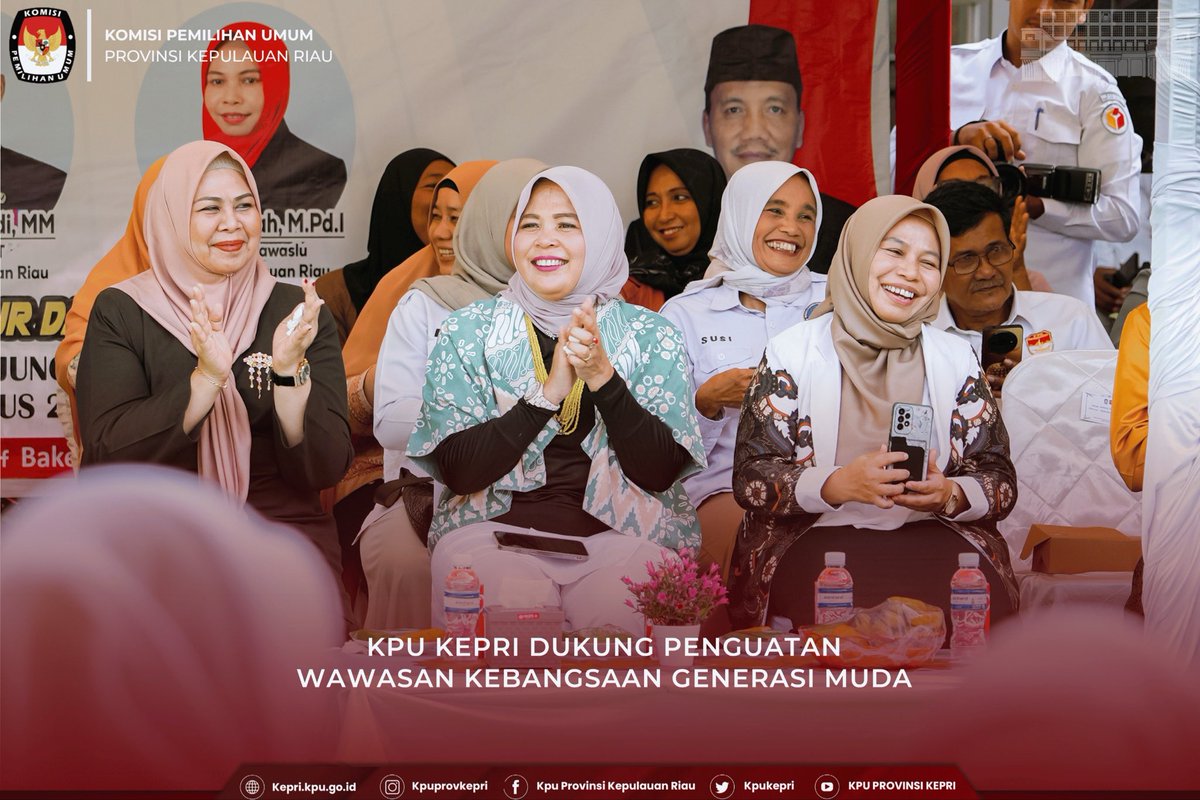 KPUKepri's tweet photo. #TemanPemilih, Anggota KPU Provinsi Kepulauan Riau, Jernih Millyati Siregar, menghadiri kegiatan Pembukaan Program “Kesbangpol Masuk Sekolah (KEMAS) Seri ke-19 Tahun 2026” yang https://t.co/DBmFneED9J