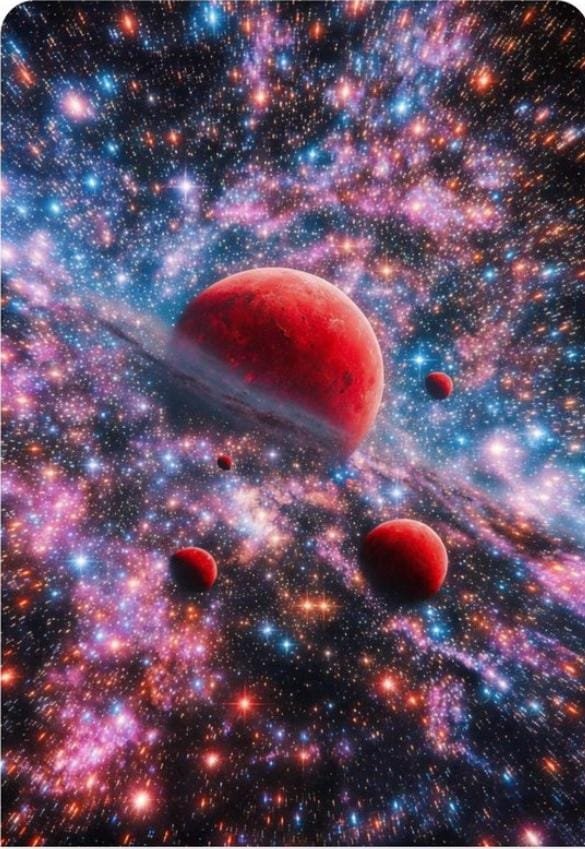 ArDescubrir's tweet photo. DOS RUTAS A LA GALAXIA NOORHN

Sabemos que está en una posición fija y sin planetas de por medio que se interponga con la Tierra, a 13.830.000 años en la constelación Octans y que existen dos modos de llegar a ella, que si recurrimos a las rutas de nuestra experiencia, o ruta de la materia, el medio será una nave de SpaceX en ese plazo señalado en años luz. Esto no ha sido aún intentado por imposible.

Si es por el contrario, e intentamos hacerlo sin tapujos libres a escombros y queremos un contacto inmediato, debemos proceder por la ruta breve inmanente que en definitiva equivale a estar en nuestros balcones de los hogares, o sea llegaremos con la premura entre dos puntos ensimismados  o nada de tiempo por un espacio inexistente. Esto lo dicen las Cartas de las Estrellas de màxima autoridad, que es la modalidad en que yo vivo desde 1992 y ustedes se beneficiarían de haber alcanzado a vivir en compañía de algo más grande a nuestra misma naturaleza y ella inaccesible a la visión humana.