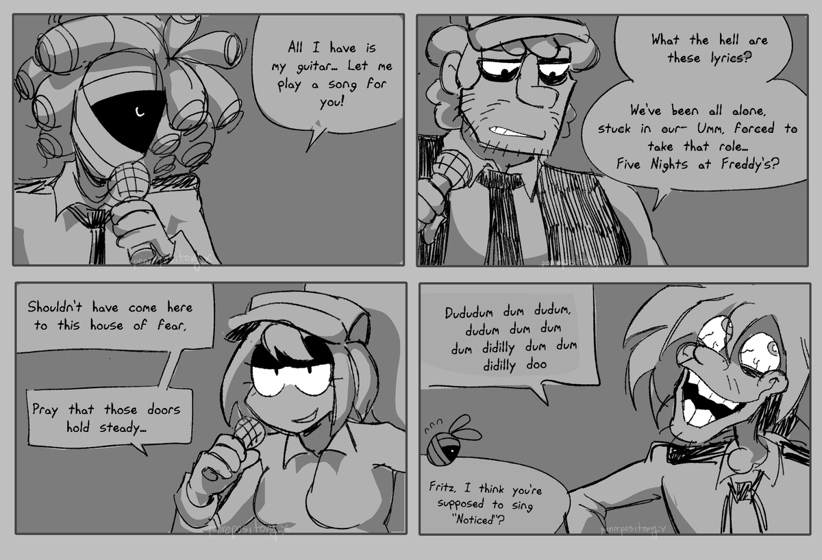 penrepository_X's tweet photo. sing sing sing 🎤

#frickbears3 #fivenightsatfrickbears3 https://t.co/uMpFX52Q4e