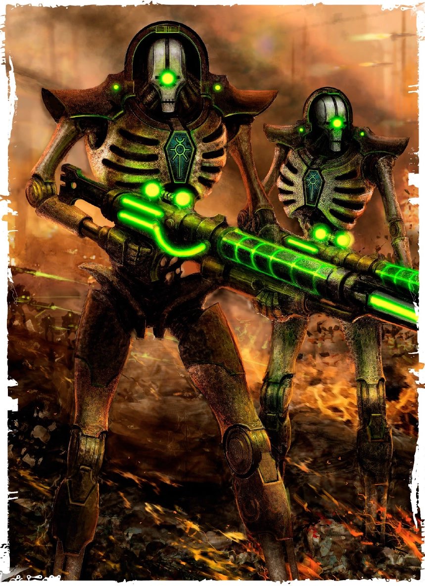 AndrewZ24597481's tweet photo. Deathmarks - Sniper Assassins, Desthmarks are lethal marksmen. They can phase in and out of reality teleporting to different positions before firing their Synaptic Disintegrator and destroying their victims neural tissue. https://t.co/oLSVSw3rGa