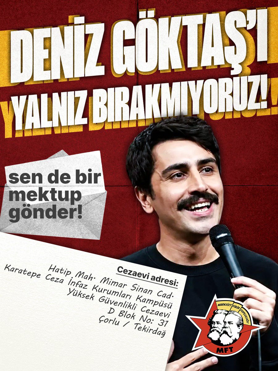 mft_odtu's tweet photo. ODTÜ'de bugün de Deniz Göktaş'a mektup kampanyamız için okulu gezdik, masamızı açtık. Topladığımız kartpostallarla ODTÜ öğrenci, akademisyen ve emekçilerinin Deniz Göktaş'ın mücadelesine sahip çıktığını bir kez daha görmüş olduk.

#DenizGöktaşSerbestBırakılsın https://t.co/BLsGLYbqE2