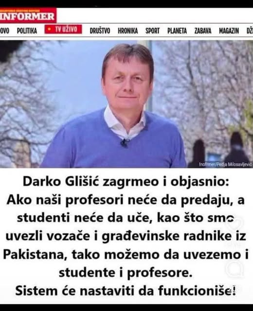 andrejic_bojan's tweet photo. Izgleda da je moždani udar, šlog u Jutarnjem programu na Pinku bio stvaran, nije glumio... vidi se po oporavku, koji očito stoji u mestu. https://t.co/1e5FJLSlpR