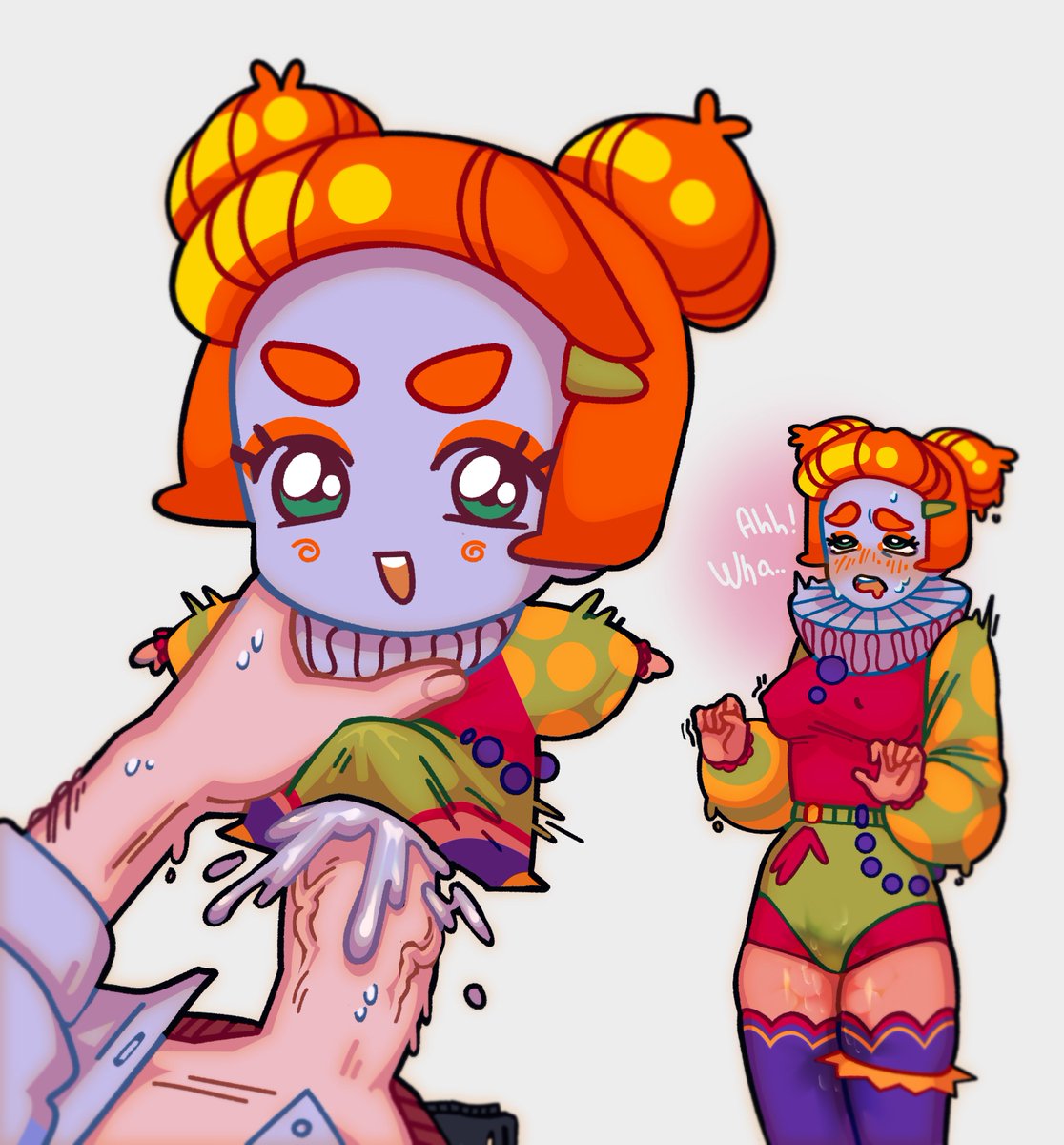 GGe011's tweet photo. Magic woodoo doll
#NSFW #Art #digitalart #clowngirl #OC https://t.co/hsVwTiIzBS