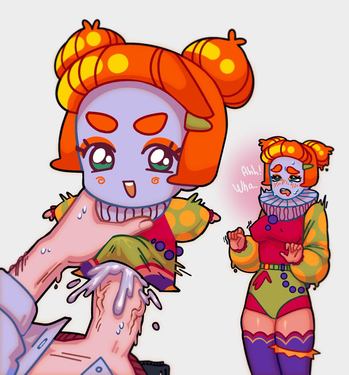 GGe011's tweet photo. Magic woodoo doll
#NSFW #Art #digitalart #clowngirl #OC https://t.co/hsVwTiIzBS