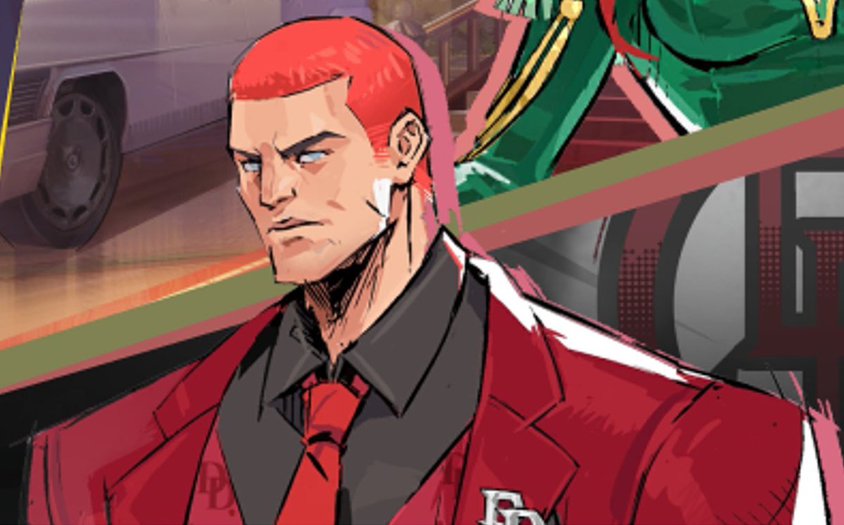 mmmmmmmmiller's tweet photo. ‼️ NEW: COURT SUIT DAREDEVIL

A dapper, suited new "Attorney at Law" costume for Daredevil is headed to #MarvelRivals for sale on Thursday, August 20th. https://t.co/76BfBNYCVi