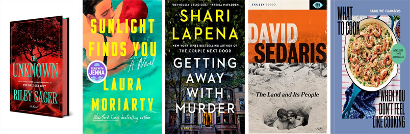LangleyLibrary's tweet photo. This week the Langley-Adams Library has 38 new books.  New items include The Unknown and Sunlight Finds You. https://t.co/35i7wLkIpX https://t.co/ojn2VPOUxb