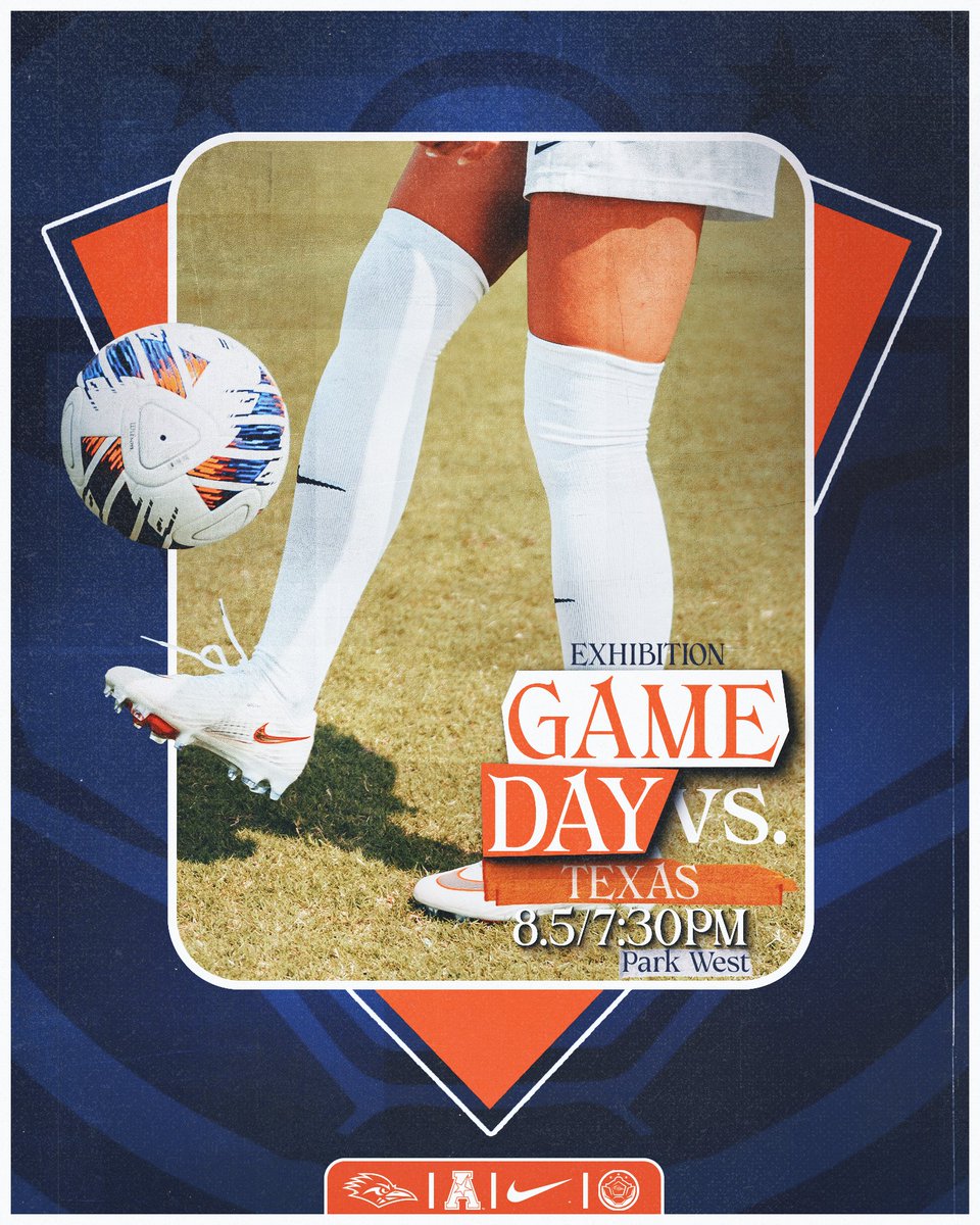 UTSAWSOC's tweet photo. First 2026 Roadrunners sighting tonight at Park West!

🆚 Texas (exhibition)
🏟️ Park West Athletics Complex
⏰ 7:30 p.m.
📍 San Antonio, TX
📰 https://t.co/Jqz2T5IxV8
🎟️: https://t.co/bN5l817qkU

#BirdsUp🤙 | #UTSADNA | #LetsGo210 | #OLM https://t.co/vIrLiCapaK