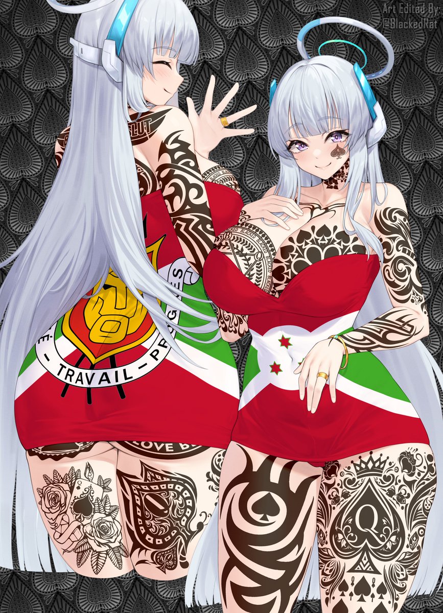 BlackedRat's tweet photo. The African Flag of the Burundi + their Coat of Arms, represented by Ushio from Blue Archive!
🎨kuavera
#BNWO #BLACKED #BlackedHentai #BlackedWaifus #BlackedEdit #BlackedAnime #QoS #QoSEdit https://t.co/Th7XuknYU7