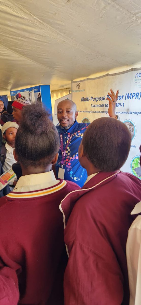 NucRegSA's tweet photo. 05 August 2026: The NNR Participated in the NWU VC Science Day held at Hoerskool Wolmaransstad in North-West Province, the aim of the event is to promote career opportunities in STEM.
#NuclearSafetyAlways
#NuclearSafetyFirst
#STEMforFuture https://t.co/Dce8VgwdMn