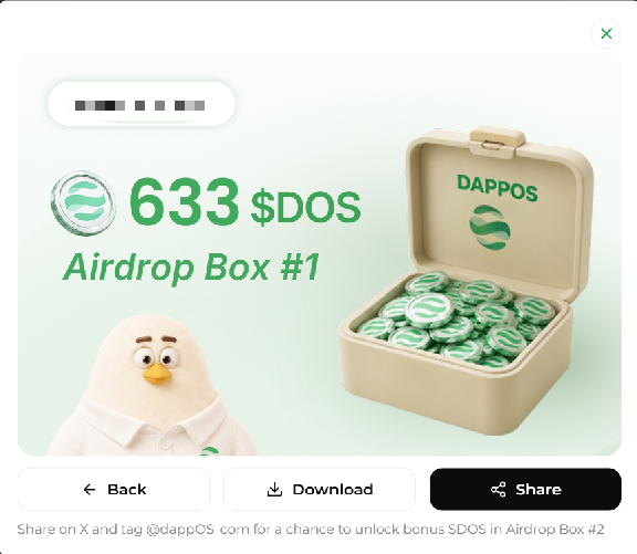 BePatienMillion's tweet photo. 帮 @dappOS_com 公布一下空投规则吧...
1.币安钱包之前做过任务的，注册就有33个

2.交互过dappos最新的AI应用的,特别的是买了他的门票的一定有空投这个具体多少不知道但是性价比很高

3.最意难平的老os钱包用户
https://t.co/XnXSCQBuzC
老V2钱包交互
不看余额不看参与活动期数不看内容只看TX...
老用户交互实际上是给了空投的
老用户当时V2交互的Tx大于50的有空投低保大概18-19个DOS
再往上大概获得代币数量=Tx/3左右
越往上分母越大Tx大于1000以后就是4

至于那群KOL要不就是py交易要不就是买了Dappos最新项目AI的会员，具体就见仁见智了，我觉得是和项目方PY了买AI的会员有奖励这一说法~或者干脆就是送的会员~