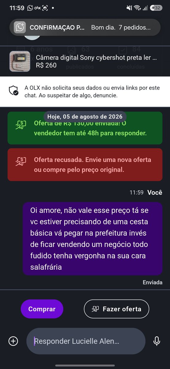 E_ddy69's tweet photo. Meu novo entretenimento está sendo perturbar esse vendedores abusados da olx https://t.co/vF2MaamMwR