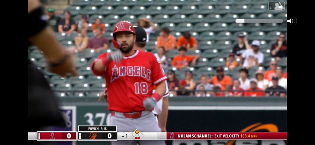 proowls's tweet photo. 8/4: Former @FAUBaseball star @NSchanuel was 2/4 with 2 Hits (95), 2 Doubles (21), and 1 Run scored (35) for the @Angels! #FAUBaseball #FAU #Angels #OwlNation #OWLin #WinningInParadise #WIP https://t.co/AerI8SCvkC