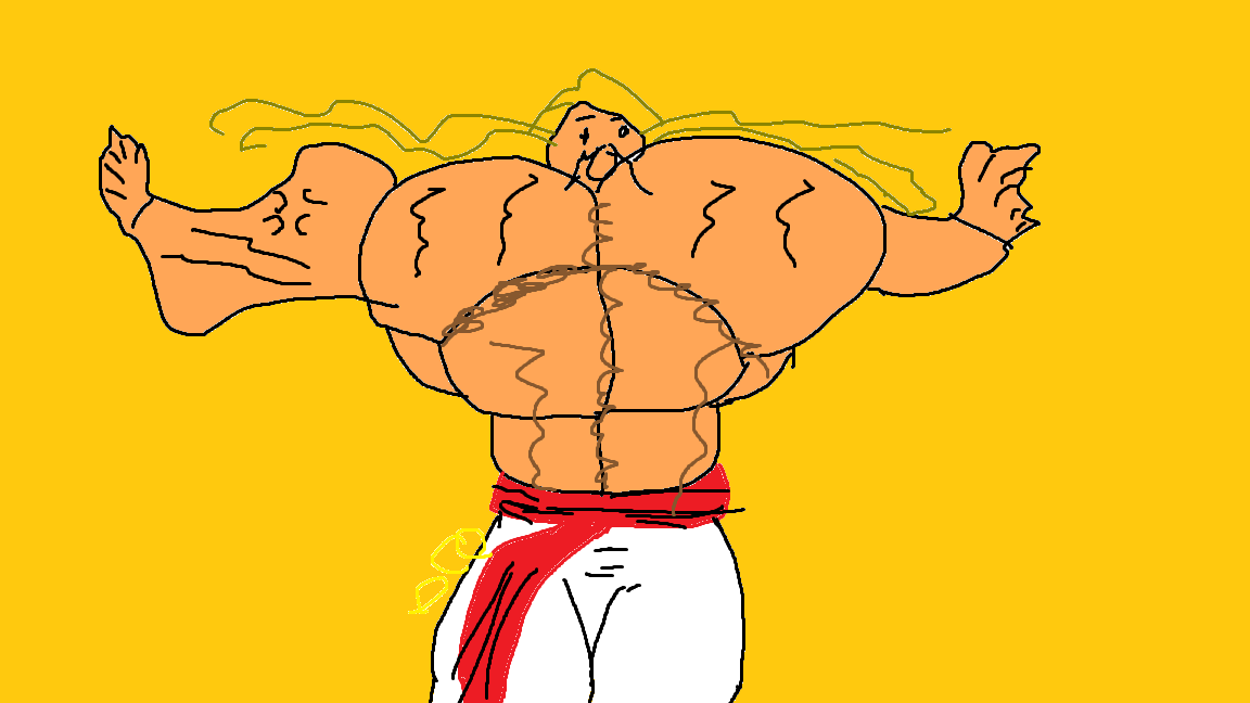 Shinto3756's tweet photo. sf6のキャラの絵描いてみました、身内からは好評でした https://t.co/HToVIP10sf