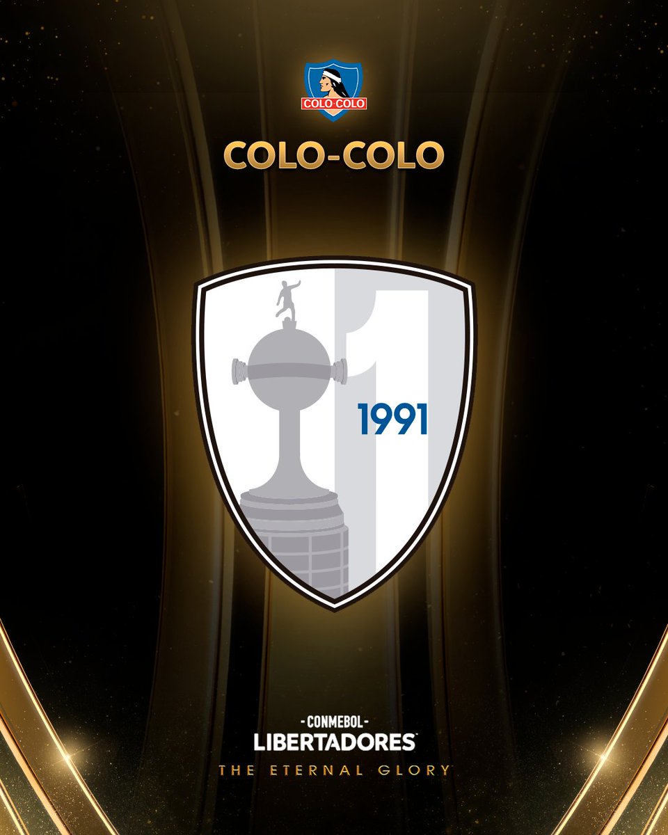 TheLibertadores's tweet photo. 🏆⚪️⚫️ The new CONMEBOL #Libertadores patch for Chile's only champion: @ColoColo! 🇨🇱

⭐ #GloriaEterna https://t.co/3T4RS5GVOK