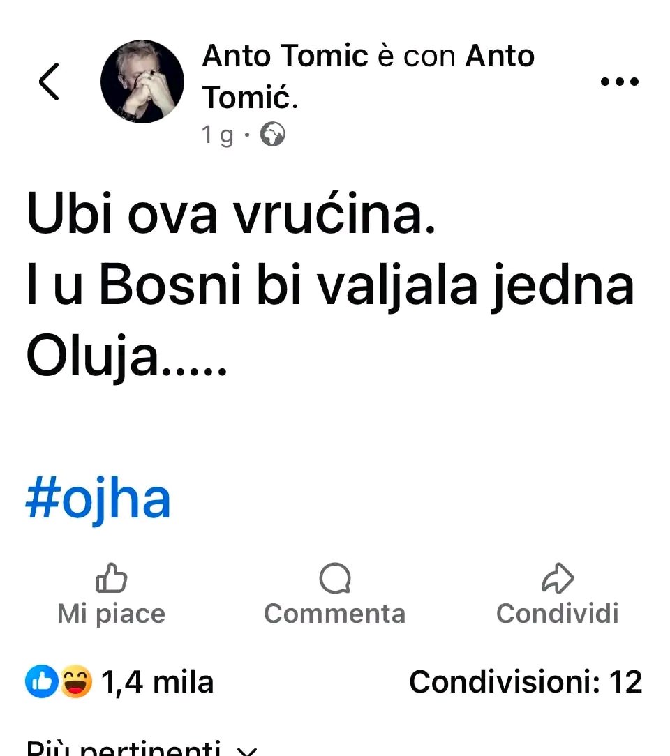 CoekZaSankom's tweet photo. Једном усташа увијек усташа

Не знам  откуд код њих толика мржња 
Па мене су оћерали из родне куће, побило одређен број породице
Па имам осјећај да их опет не мрзим ко они нас
Који је курац тој малоумној нацији, то рођено да мрзи https://t.co/ju3U2oZ1hw