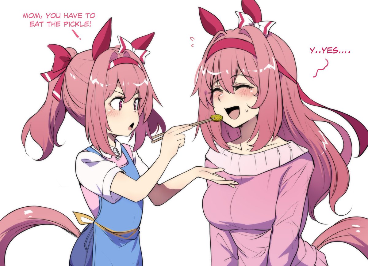 HinghoiArts's tweet photo. Mommy Haru Urara and her daughter! ☺️🌸 https://t.co/0KrtJOYI4M