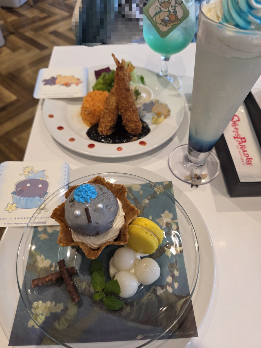 a_game_rin's tweet photo. Skyコラボにいってきたよ！！！( *´艸｀) https://t.co/MPxEkgJ3X9