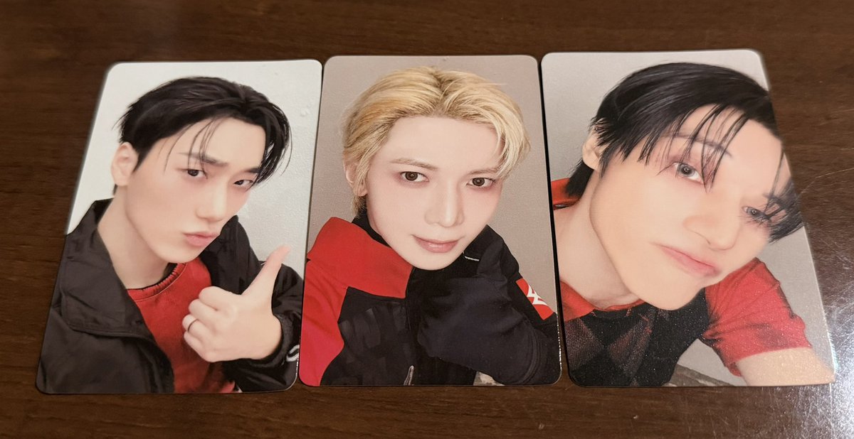non_rai's tweet photo. ateez  アチズ トレカ 交換

求)CD購入特典（8/4)トレカ　ミンギ

譲）CD購入特典(8/5) 写真のサン、ヨサン、ウヨン

8/6ペンミでの交換、または郵送希望です。
よろしくお願いします https://t.co/ggjBYGZ6Cv