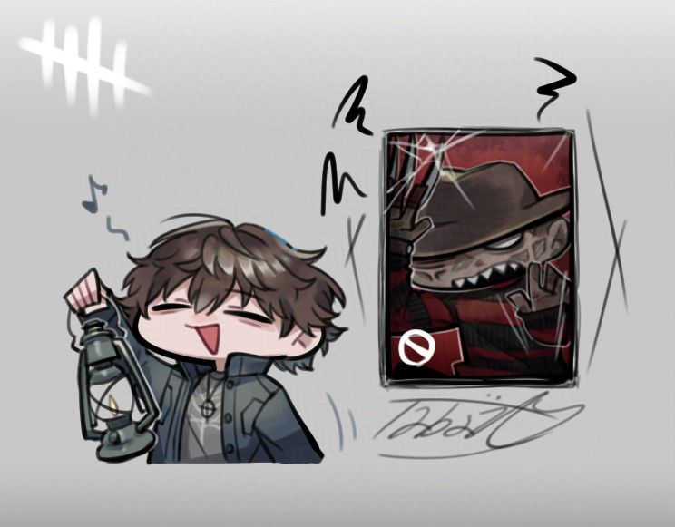 TabababatA's tweet photo. 消灯イベントフレディ出禁か
悲しいなぁ～～～～！！！！的なエルム街らくがき
#DBDアート #dbdfanart https://t.co/nl32DL9bFo