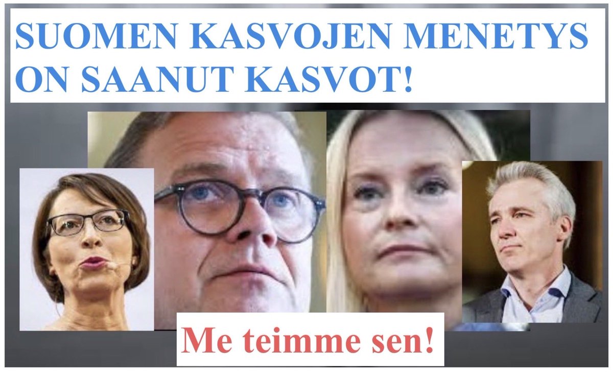 RailiJKL's tweet photo. @PiaKauma Pitäisi saada kaadettua Orpo-Purran täystuhohallitus mitä pikemmin sen parempi. Tuo hallitus on saanut aikaiseksi pelkkää täystuhoa ja pilannut kerta toisensa jälkeen maamme mainetta. https://t.co/XtM4Uo2ErY
