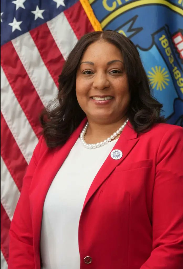 NatCon2022's tweet photo. Black female deputy police commissioner for 60% Black Mount Vernon, NY, charged with being the driver for her son's pre-meditated drive-by shooting on rival gang members.

H/T @kari_jo20487 https://t.co/Es7vVBplvV