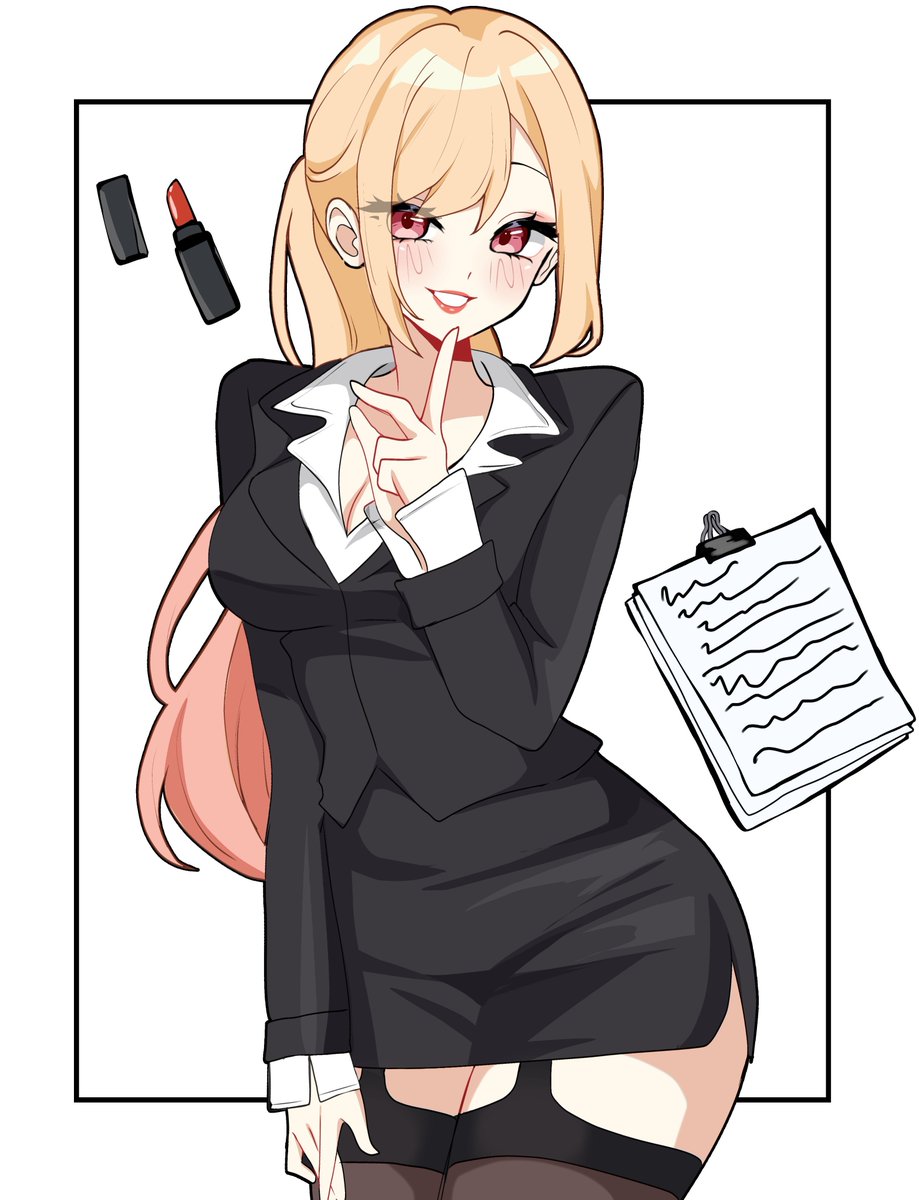 miovartz's tweet photo. Office lady Marin :D https://t.co/9Wzypf9u1V