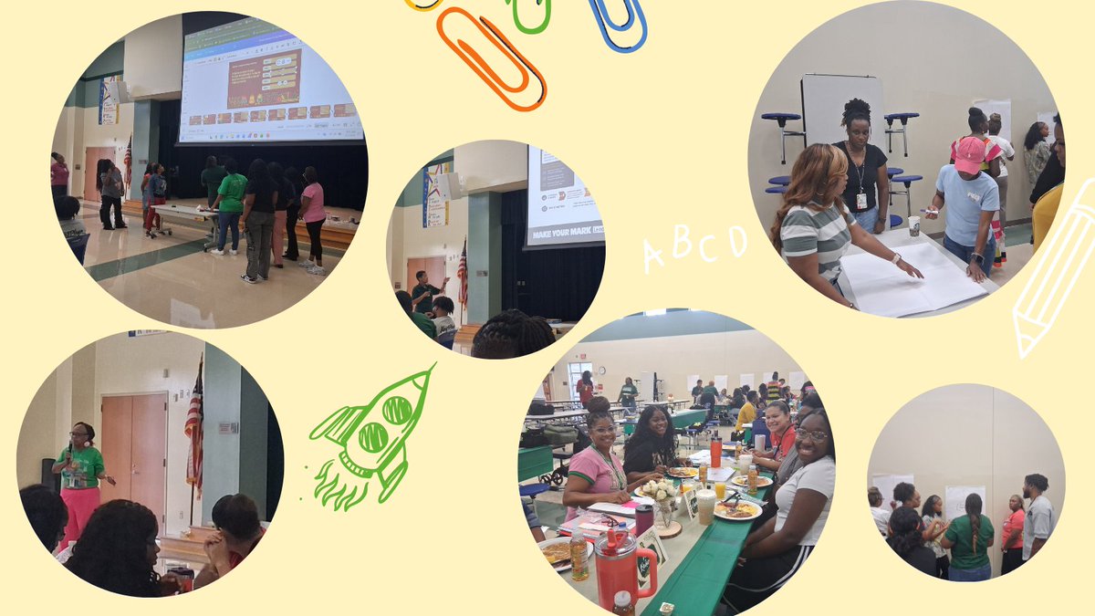 RPE_Rockets's tweet photo. It was so great to have staff back in the building together again! @RPE_Rockets Day 1 of PD was full of food, fun and learning. #GrowingGreatness #RocketsReady https://t.co/GiV8UbWUjf