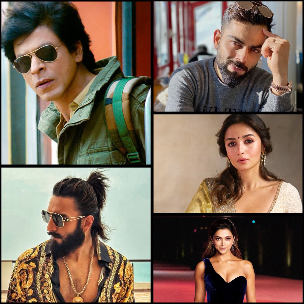 Its_CineHub's tweet photo. #SRK OVERTAKES #ViratKohli and #RanveerSingh again to become INDIA's MOST VALUABLE CELEBRITY 😳🔥

Here is the LATEST LIST and their values:- 

1. #ShahRukhKhan — $177.9 million
2 #RanveerSingh — $162.9 million
3. #ViratKohli — $158.4 million

And among Female, Alia Bhatt remains ONE HORSE RACE ✅

1. #AliaBhatt — $93.9 million
2. #DeepikaPadukone — $89.2 million

@iamsrk @imVkohli @RanveerOfficial @aliaa08 @deepikapadukone