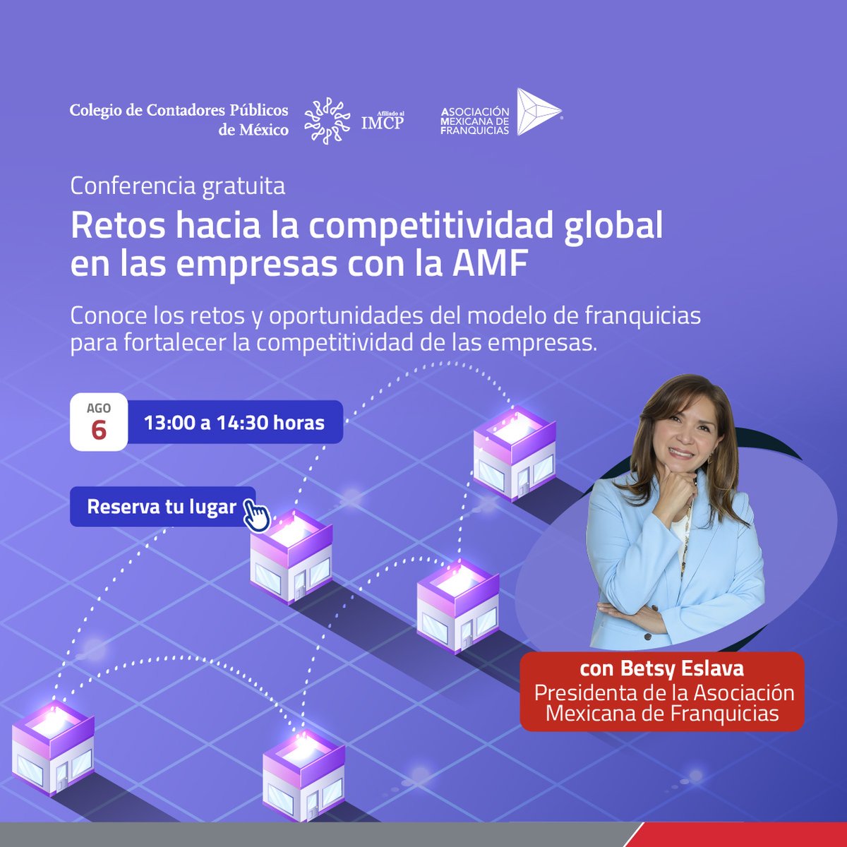 bolsatalentomx's tweet photo. #mañana #RetosyOportunidades #franquicias @colegiocpmexico  regístrate: https://t.co/YmhnMyXvRc https://t.co/aFtv0KKxXt