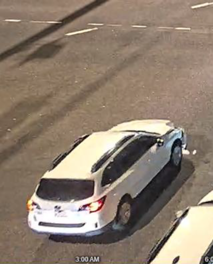 AuroraPD's tweet photo. 🚨Aurora, do you recognize this car?

On July 27 just after 12 a.m., the depicted 2015-2019 white Subaru Outback was in a fatal hit and run involving a bicyclist. The bicyclist was riding southbound on S. Powhaton Road about ¼ mile north of E. Jewell Avenue. The driver hit the bicyclist and then drove away. 

The cyclist was not found until the next morning on July 28. The white Subaru Outback was last seen on City traffic cameras southbound on Gun Club Road and E. Quincy Avenue around 12:12 a.m.

The car will have damage to the front passenger side headlight and hood and may have a missing passenger side fog light. It may possibly also have a cracked driver’s side headlight.

If you or someone you know recognizes the car and know it who belongs to, please call Metro Denver CrimeStoppers at 720-913-STOP (7867) and reference case 26-155696. As a reminder, you may remain anonymous and could be eligible for a reward of up to $2,000.