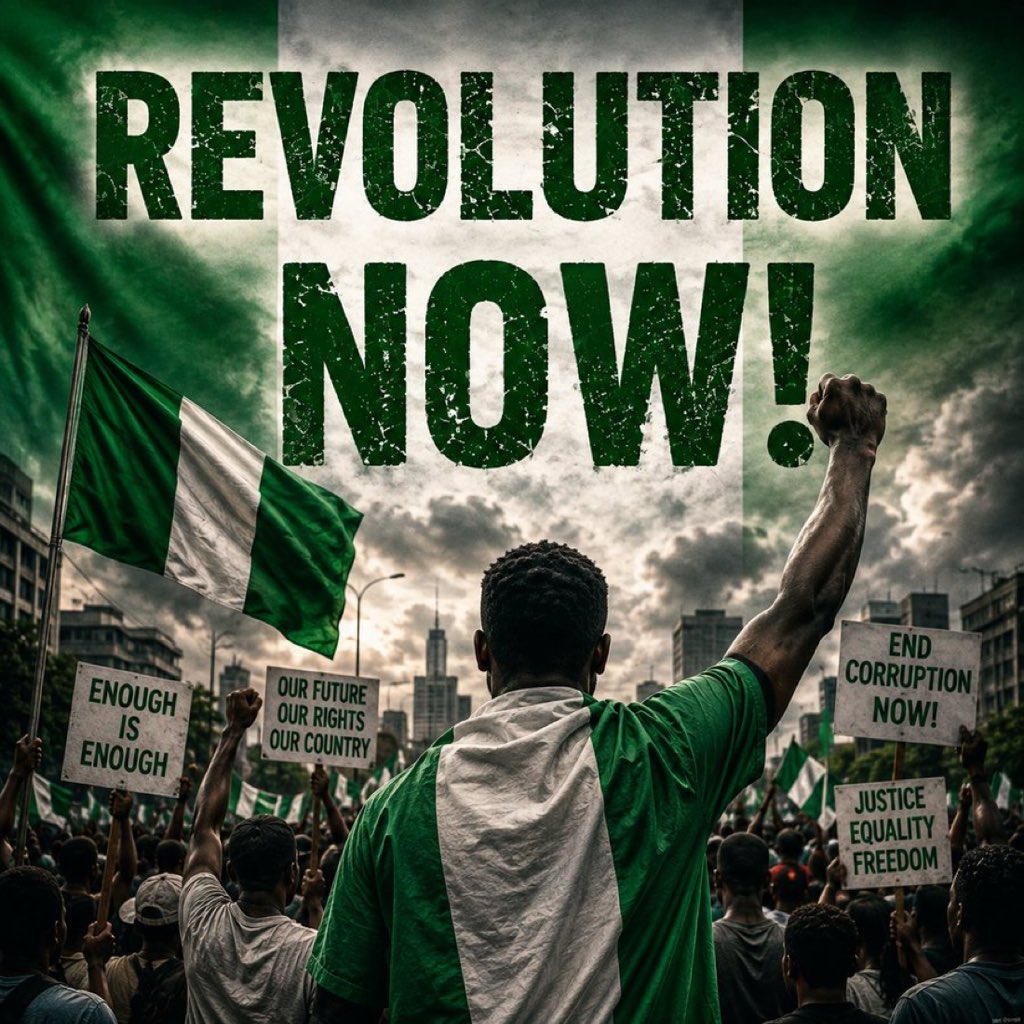 sowore's tweet photo. Today is the #RevolutionNOW day! https://t.co/SOZCQRROmc