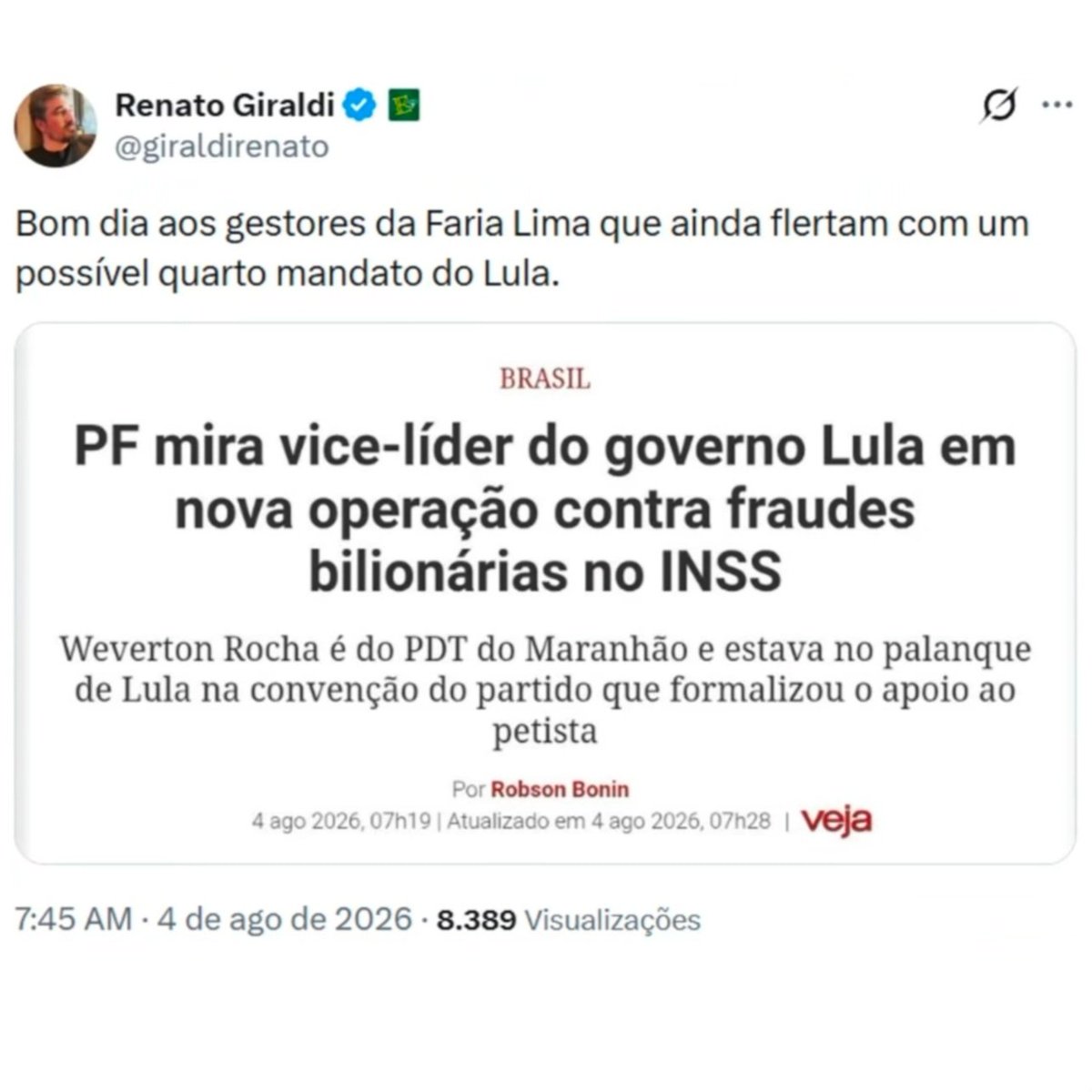 BertolucciCesar's tweet photo. https://t.co/HMcjI28Bvu