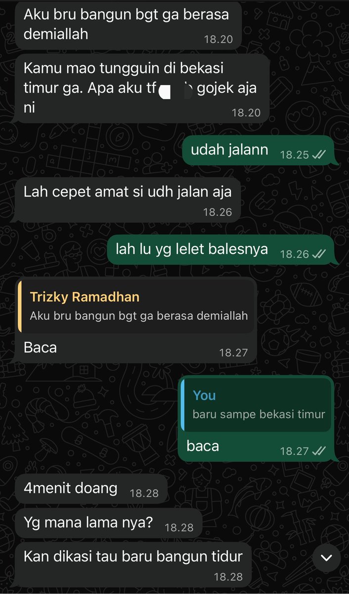 virasatque's tweet photo. kemarin habis bete bgt karna pacarku dinas dari jumat-senin baru balik, selasa janji jemput tp ketidurannnnnnnn https://t.co/LByGoEuPN6